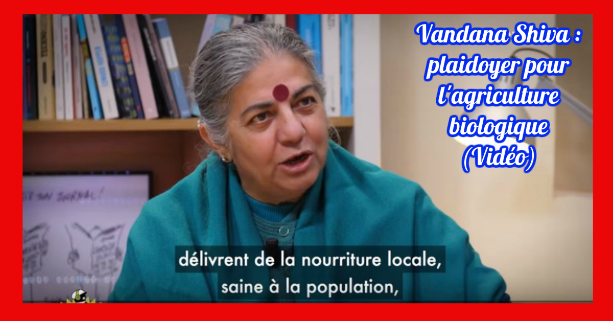 Vandana Shiva : plaidoyer pour l’agriculture biologique (Vidéo)