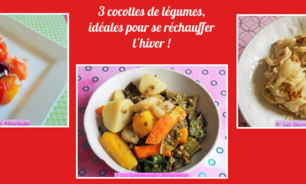 3 cocottes de légumes, idéales pour se réchauffer l’hiver ! (Recettes à la une !)