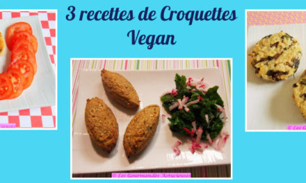 3 recettes de Croquettes Vegan (Recettes à la Une !)